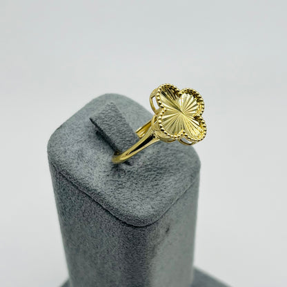 10K Gold Fancy Clover Ring