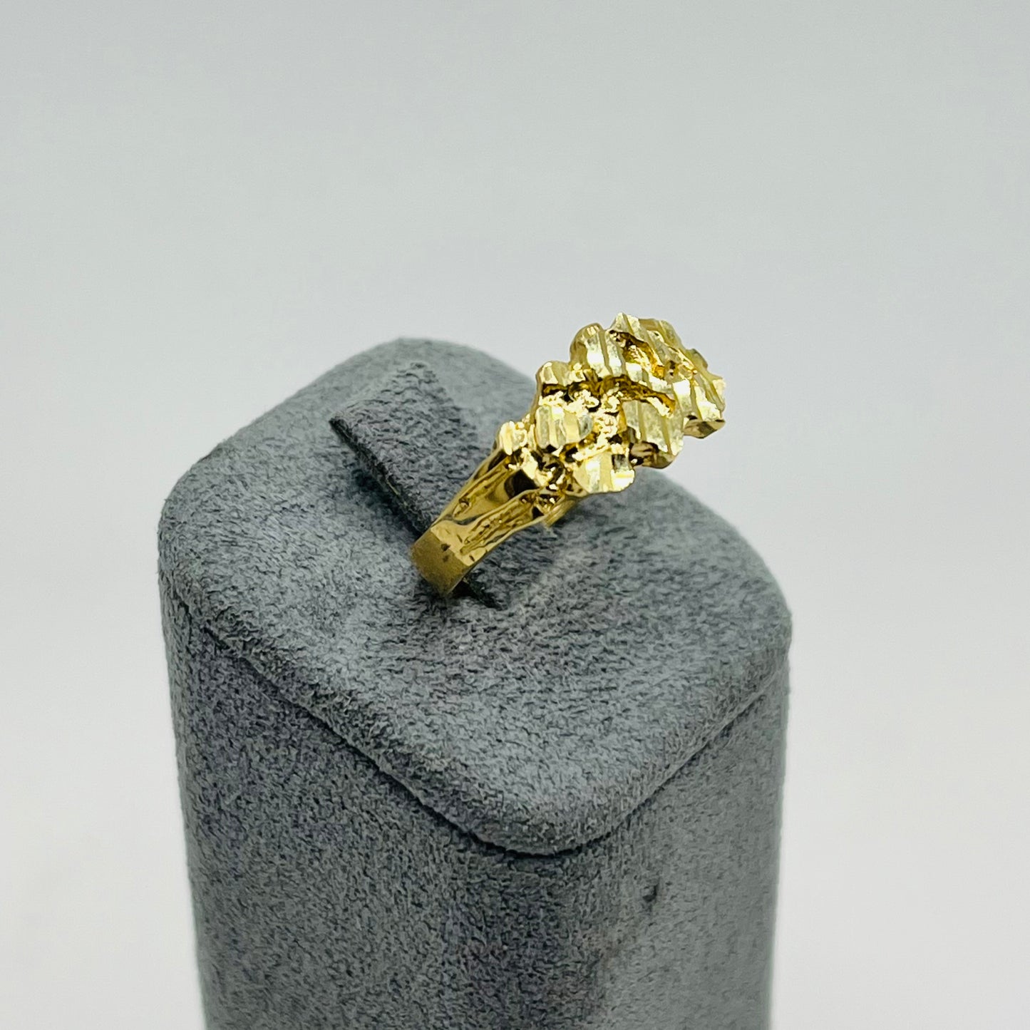 10K Gold Nugget Ring (natural cut)