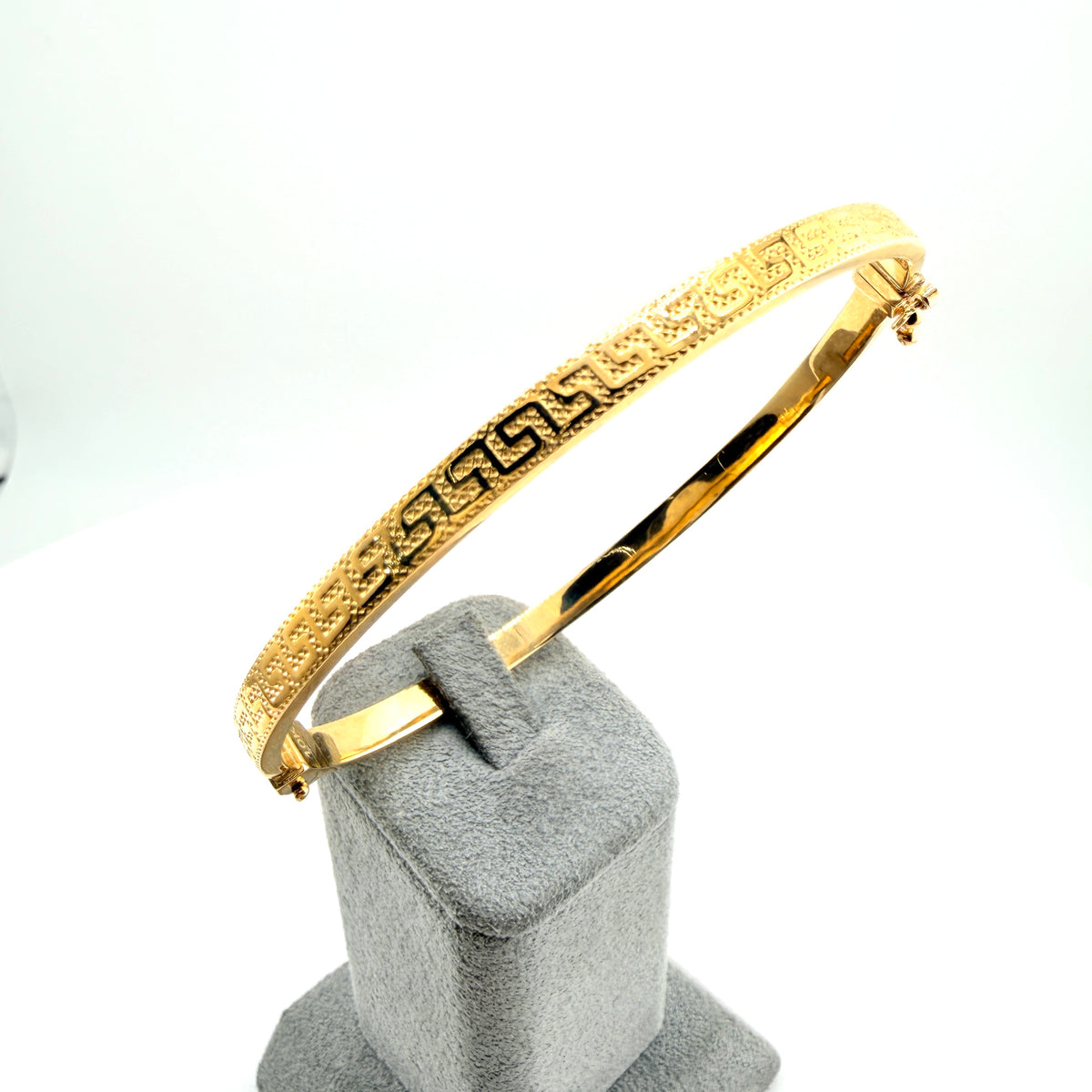 10K Gold Goddess Bangle