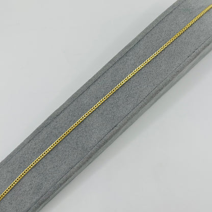10K Gold 2mm Franco Bracelet