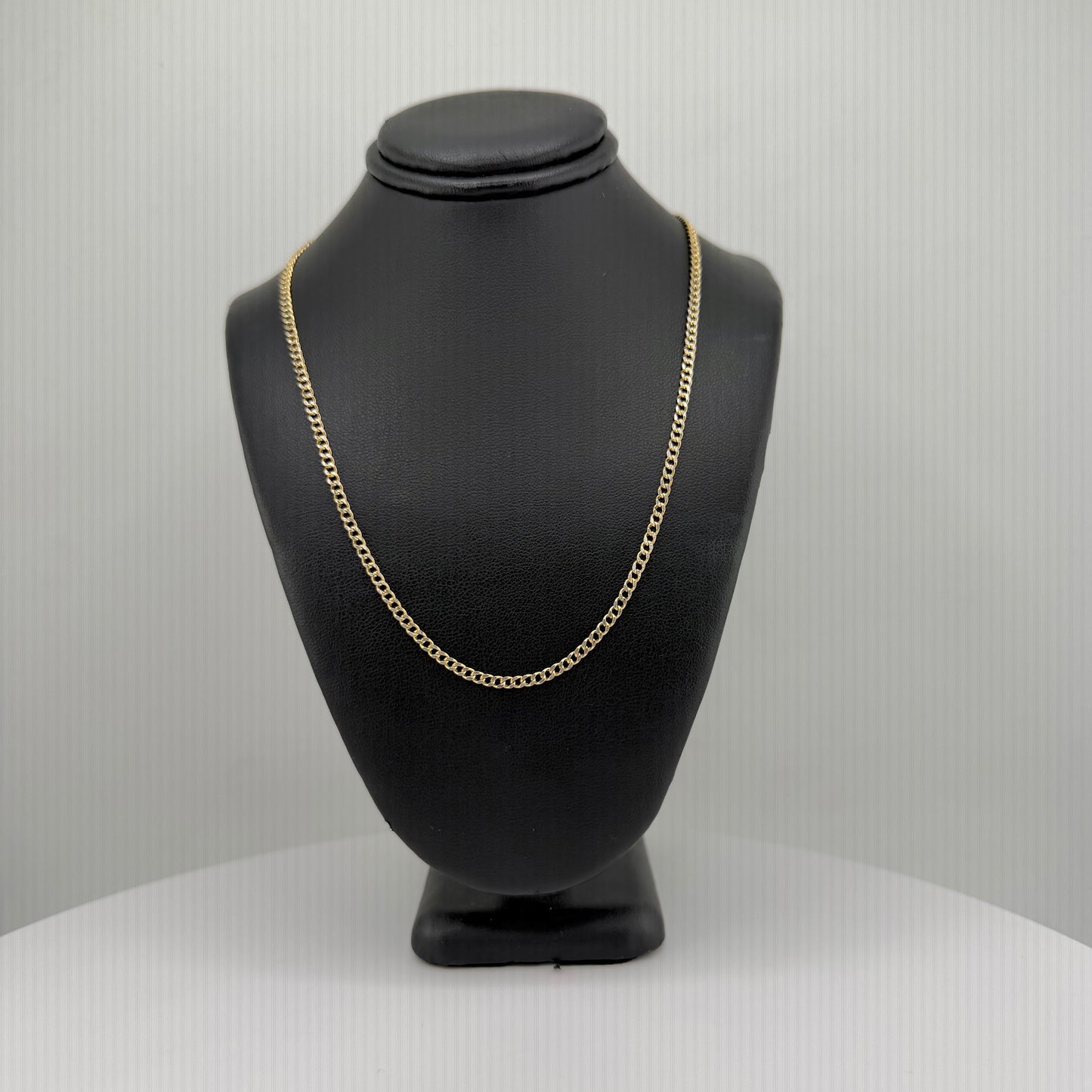 10k Gold 2.5mm DC Cuban Chain