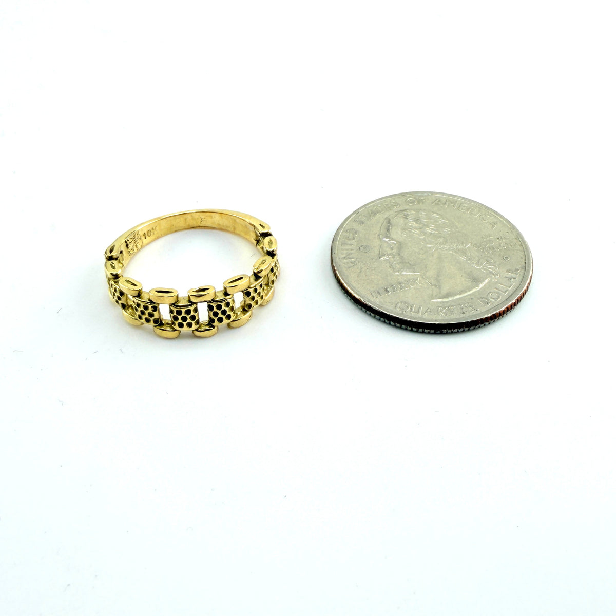 10K Gold RX Band Ring | Width: 6mm