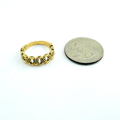 10K Gold RX Band Ring | Width: 6mm