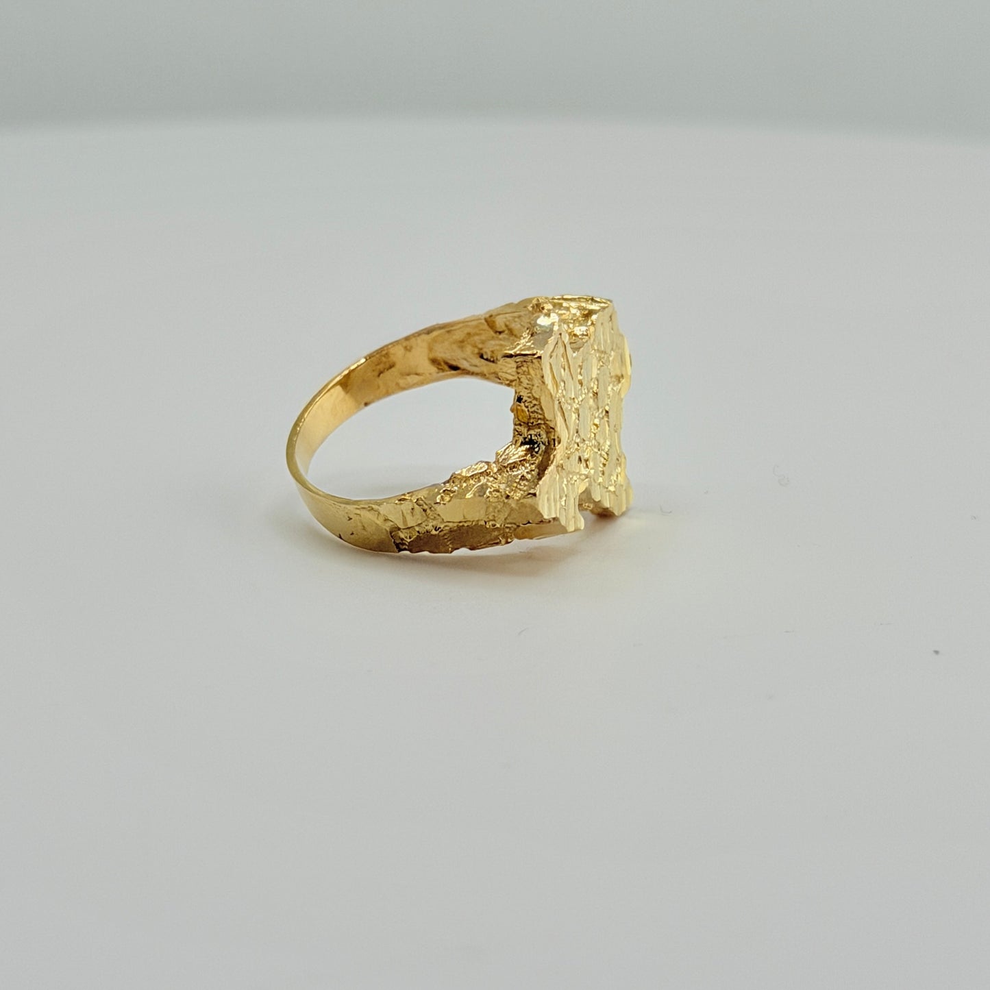 10K Gold Big Texas Nugget Ring