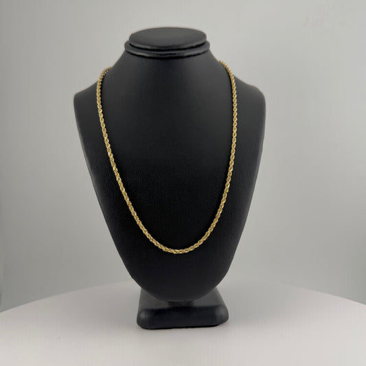 10k Gold 2.5mm Rope Chain