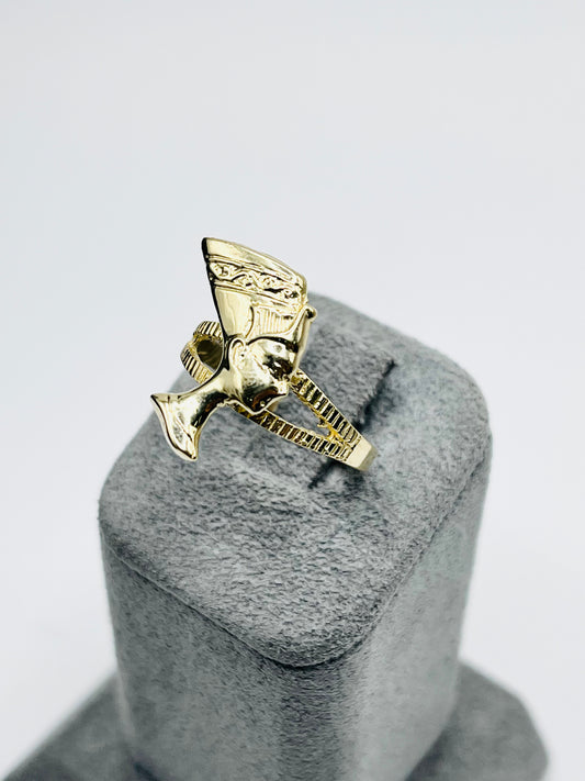 10K Gold Queen Nefertiti Ring