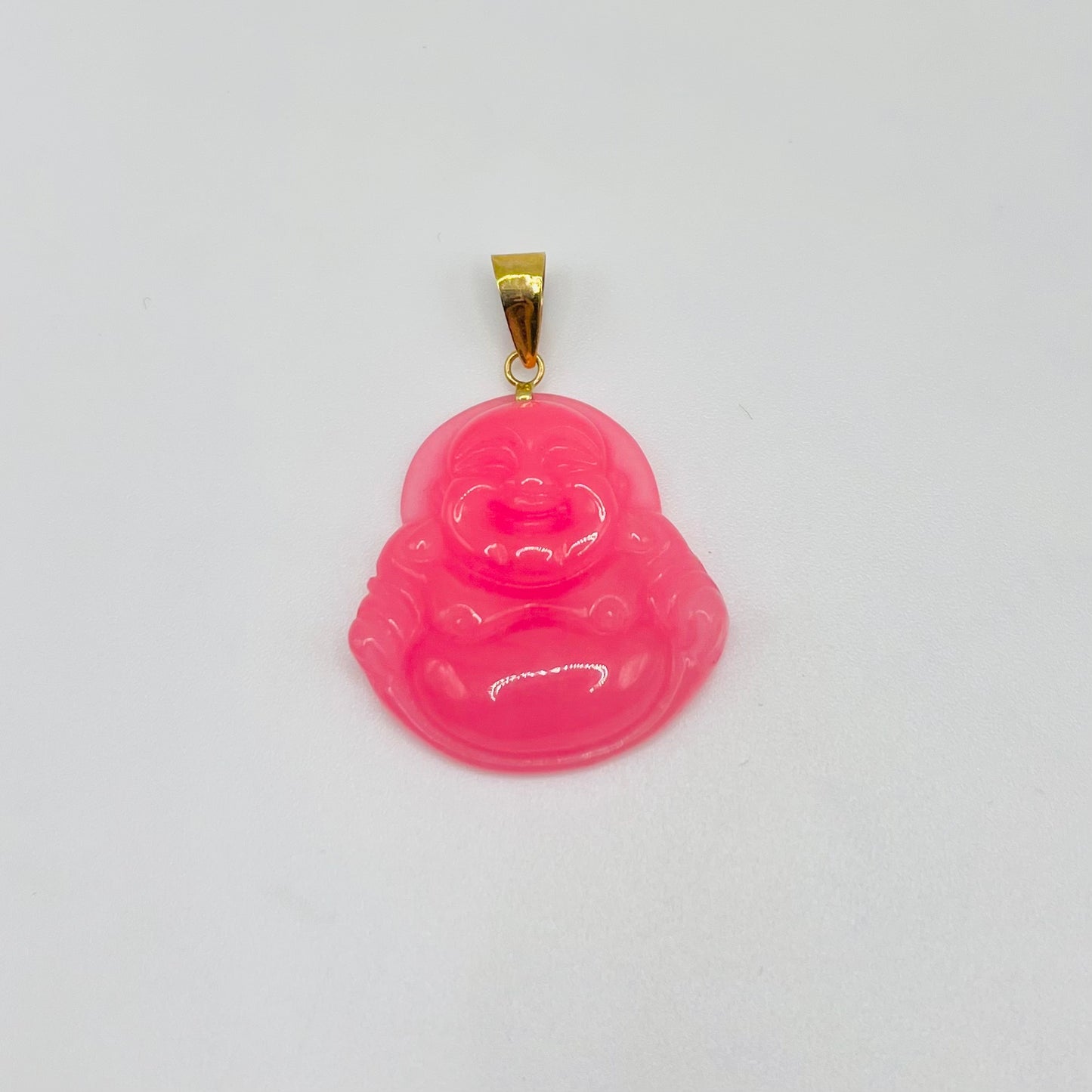 Jade Buddha Charm (Medium)