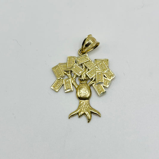 10K Gold Money Tree Charm