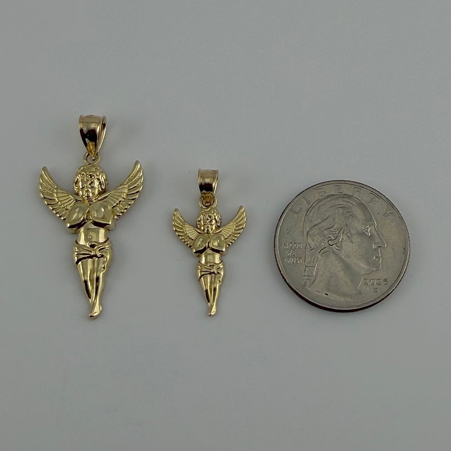 10k Gold Pure Angel Charm (M)