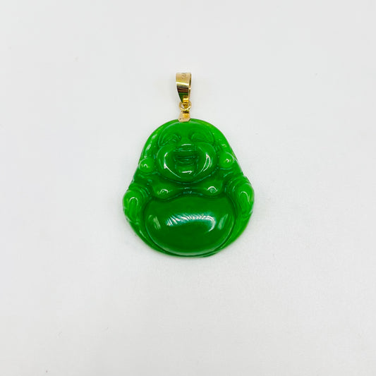 Jade Buddha Charm (Medium)