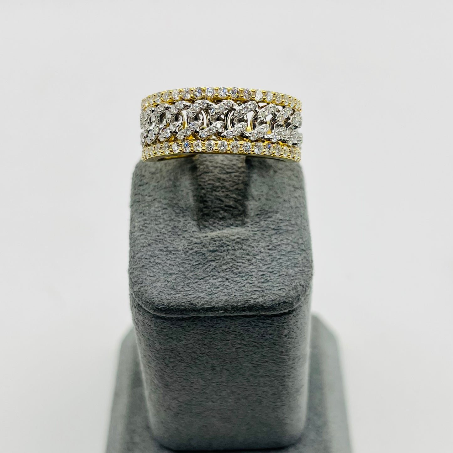 10k Gold Diamond Crest Ring