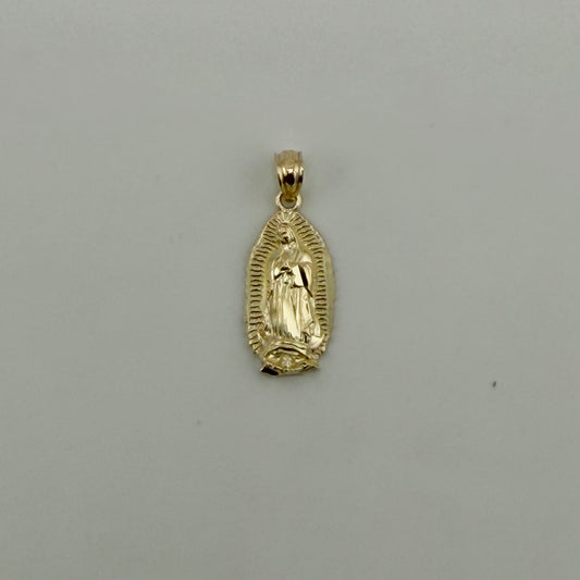 10K Gold Virgin Mary Charm (S)