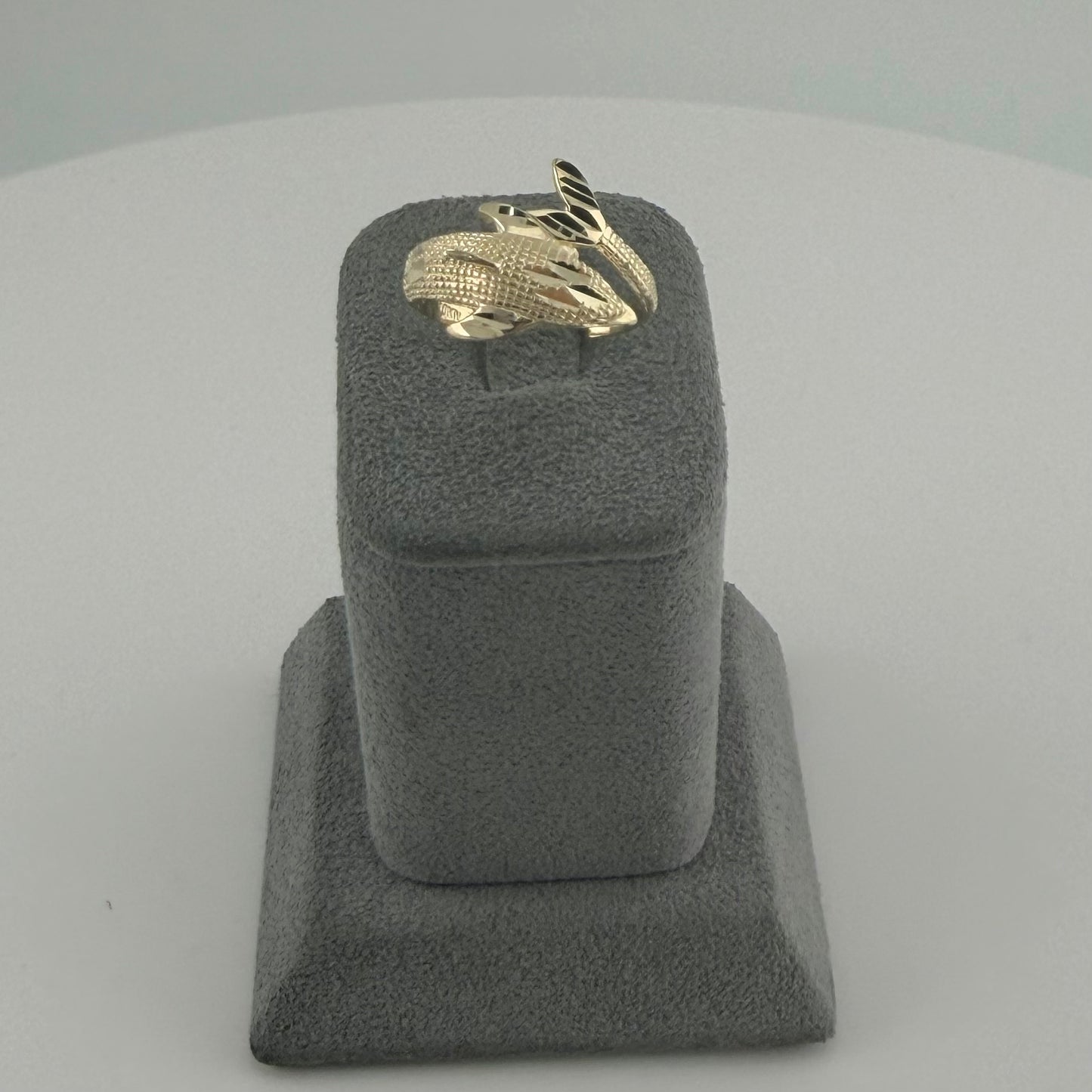 10k Gold Dolphin Wrap Around Ring