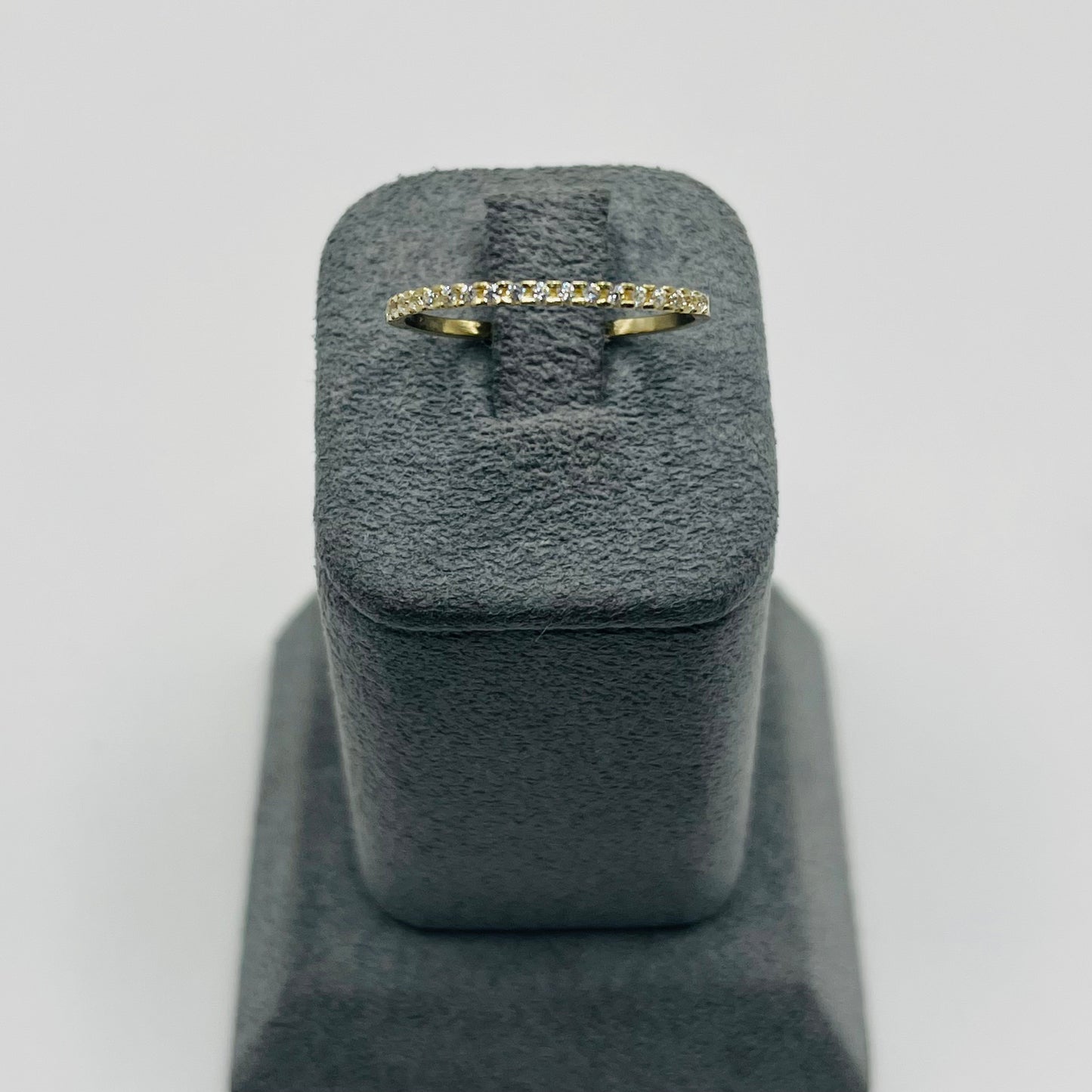 14k Gold Cz Band Ring