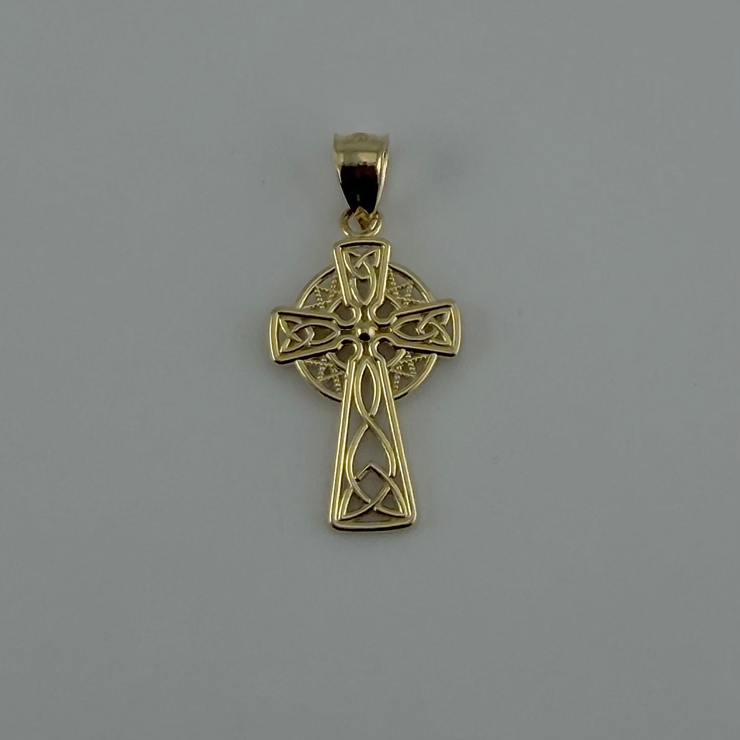 10k Gold Divine Faith Cross Charm