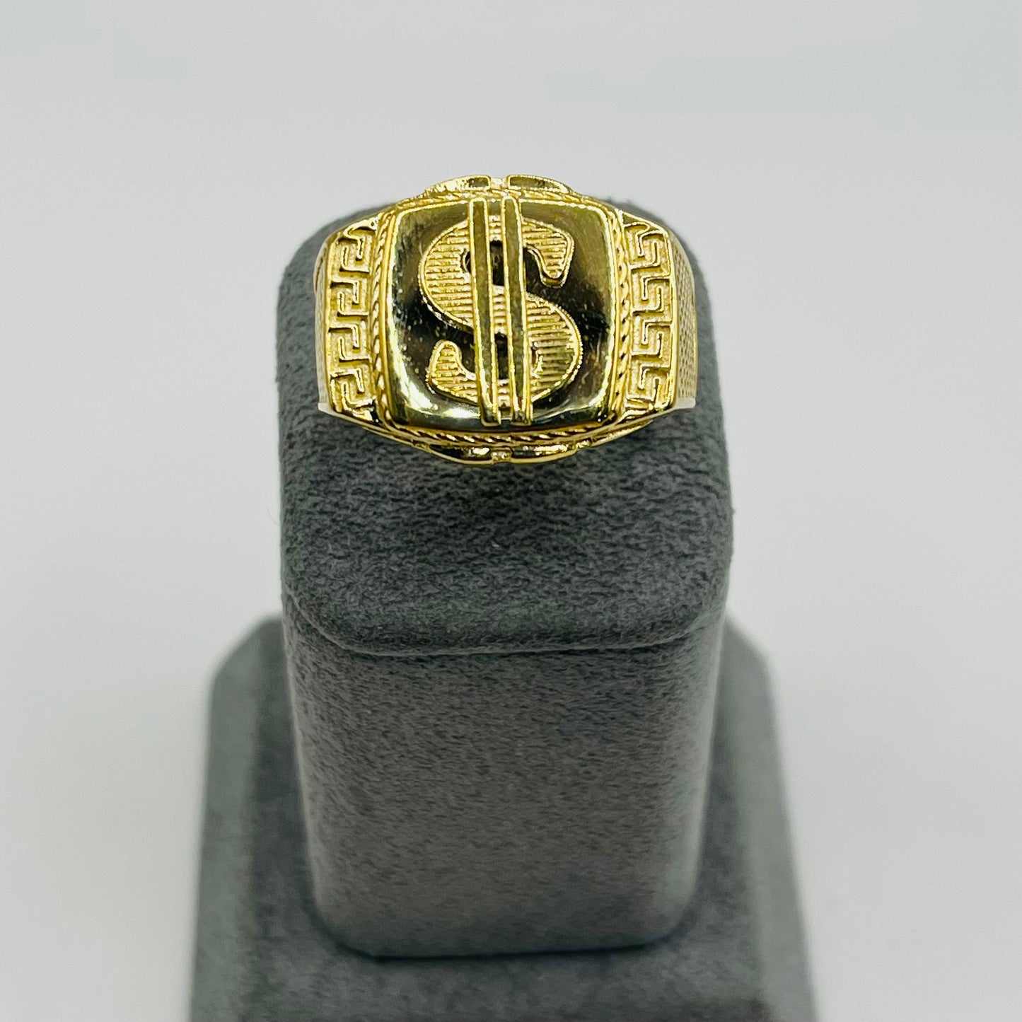 10k Gold Money Sign Roma Ring