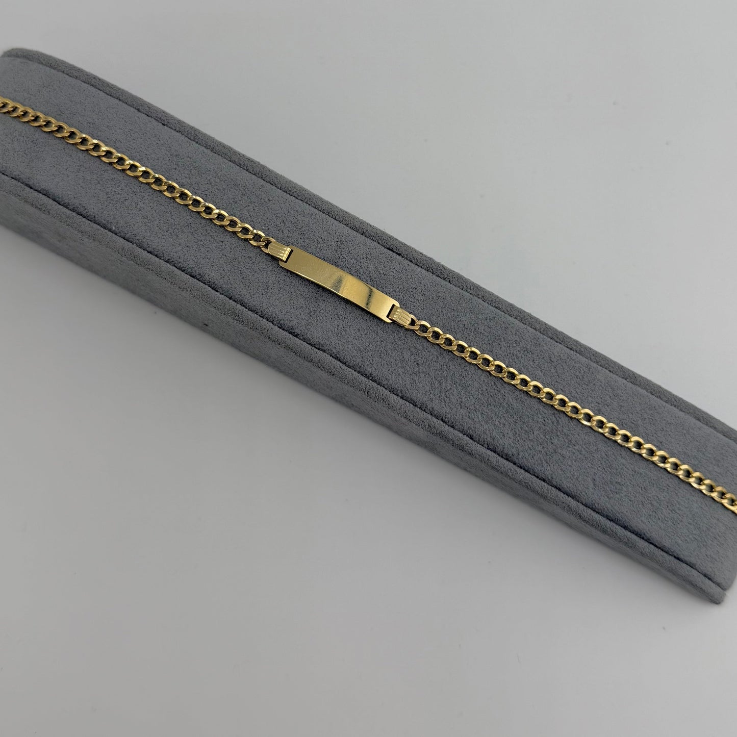 10K Gold Cuban ID Bracelet | Width: 3.3mm