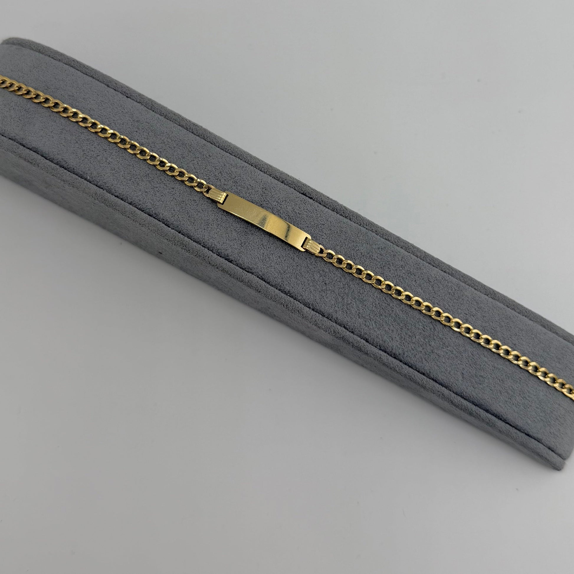 10K Gold Cuban ID Bracelet | Width: 3.3mm