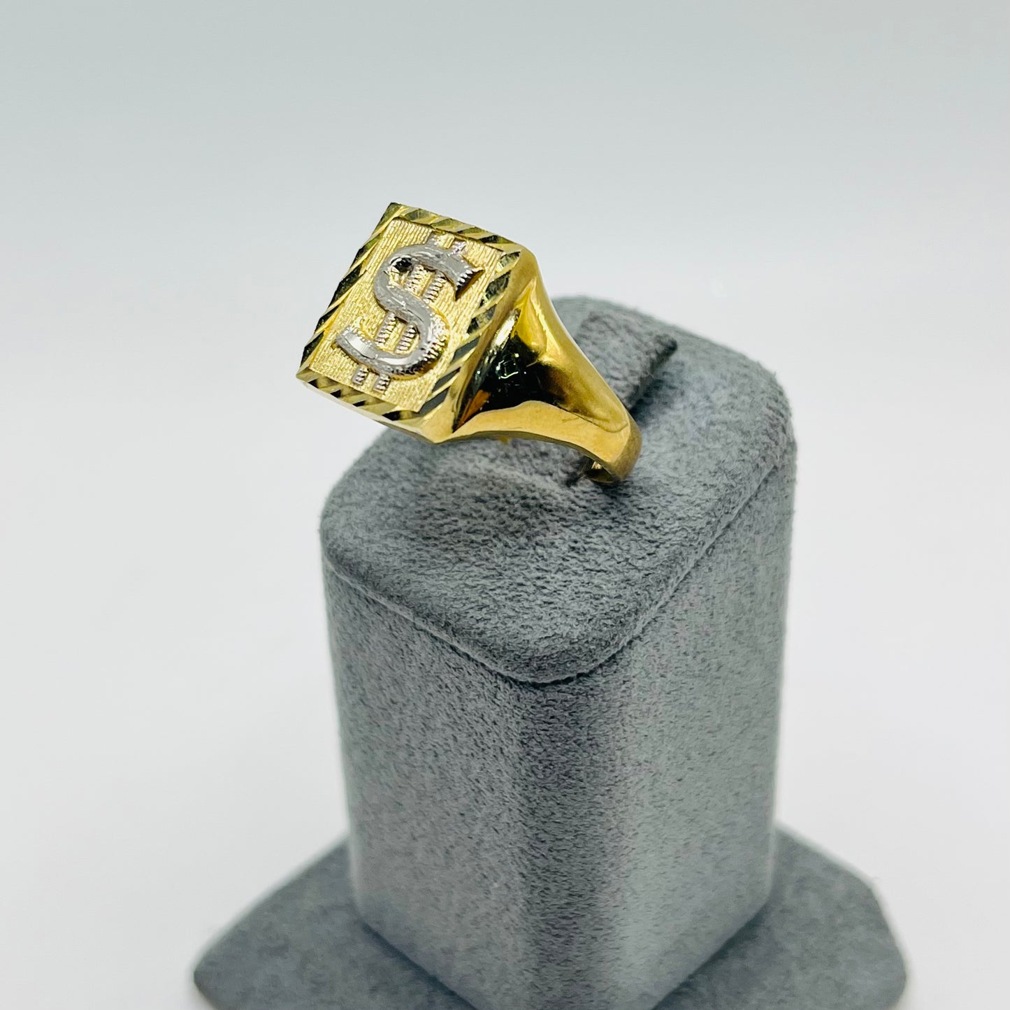 10k Gold Two- Tone Dinero Ring