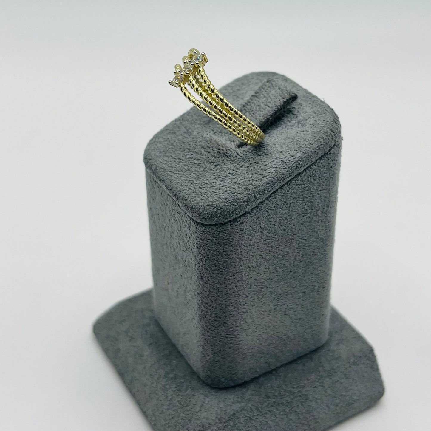 10k Gold Trinity Shine Ring