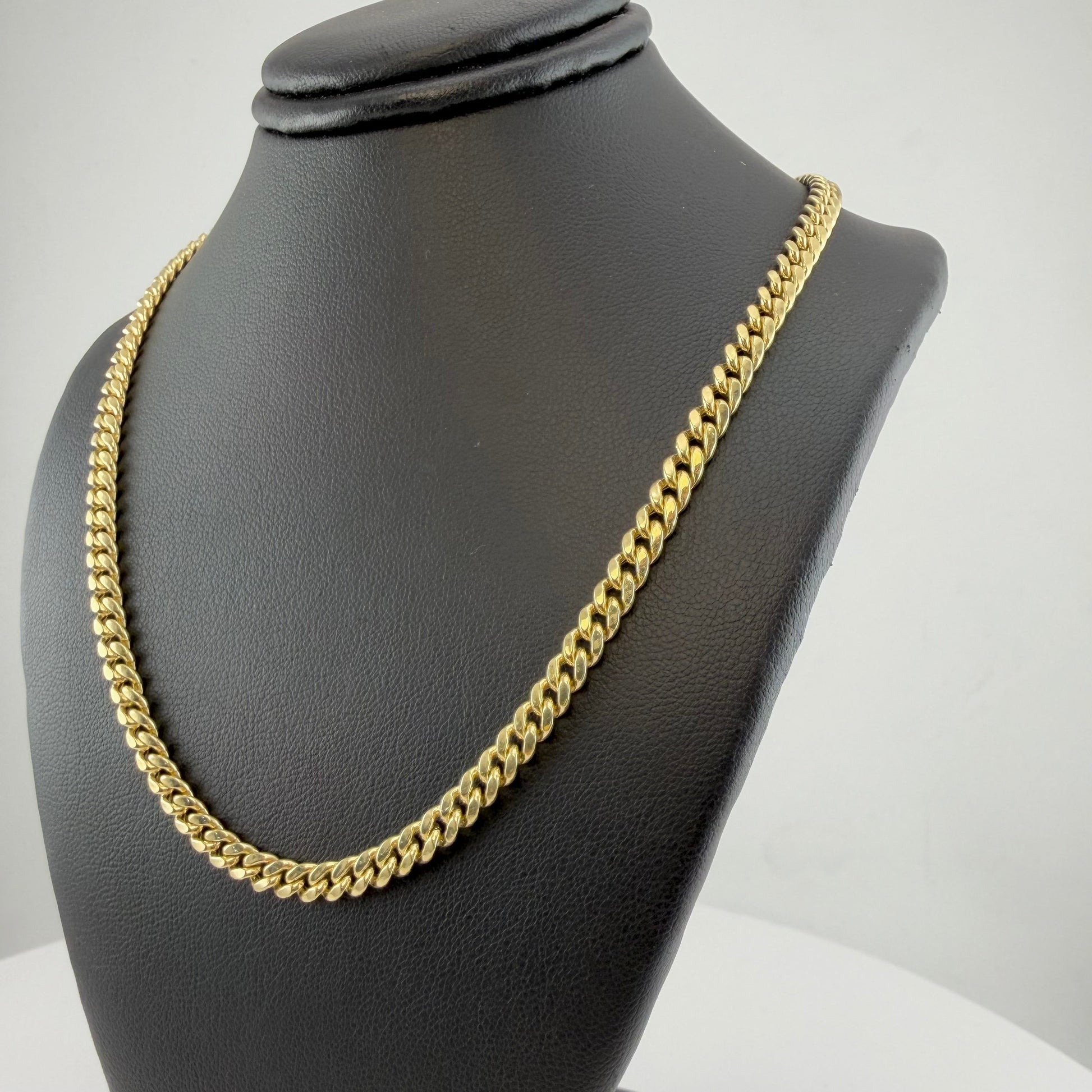 10K Gold Hollow Miami Cuban Chain | Width: 4.6mm