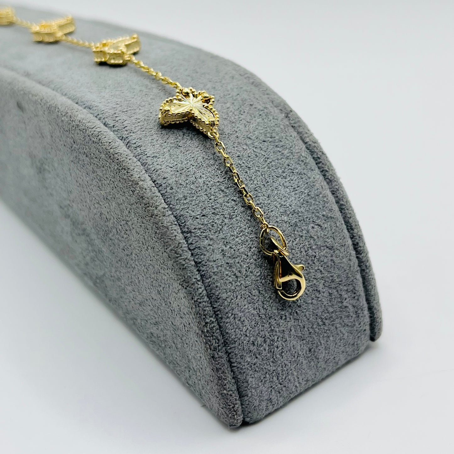 14k Gold Fancy Butterfly Bracelet