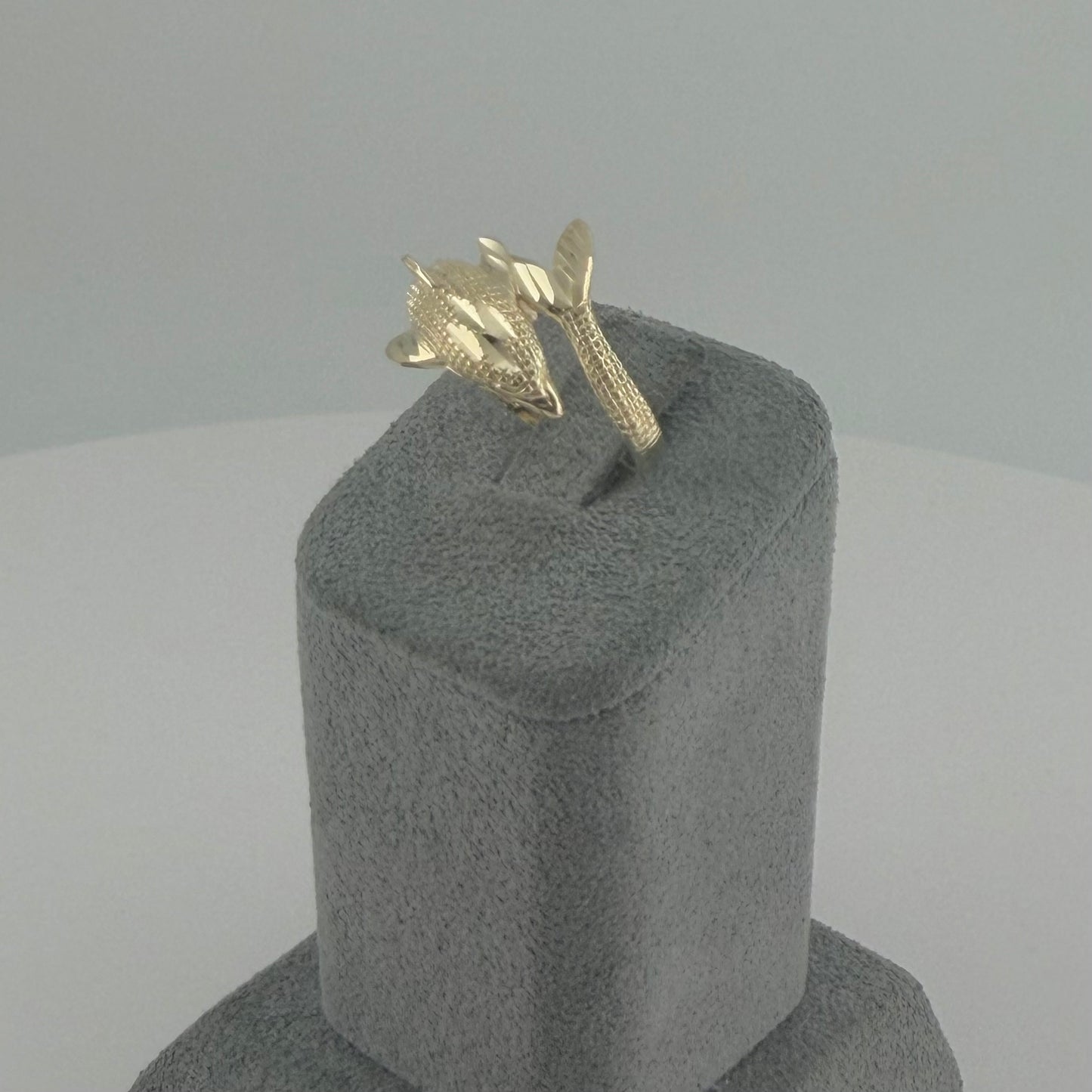 10k Gold Dolphin Wrap Around Ring