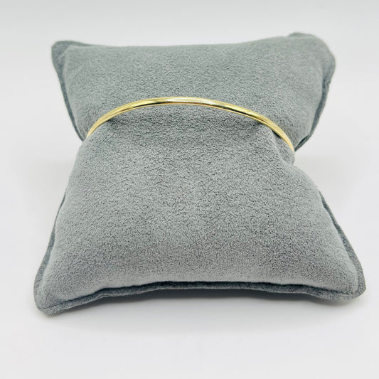 10k Gold High Polish Bangle