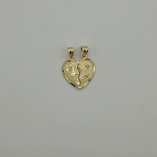 10k Gold Breakable I Love You Charm