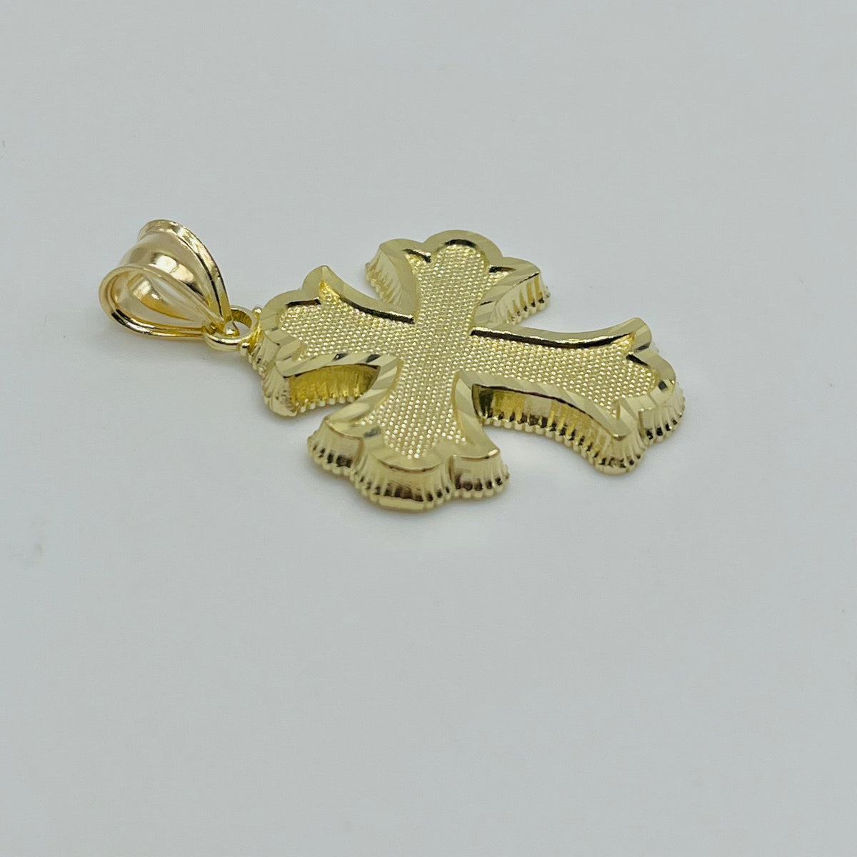 10K Gold Royal Cross Pendant | Face Size: 23mm