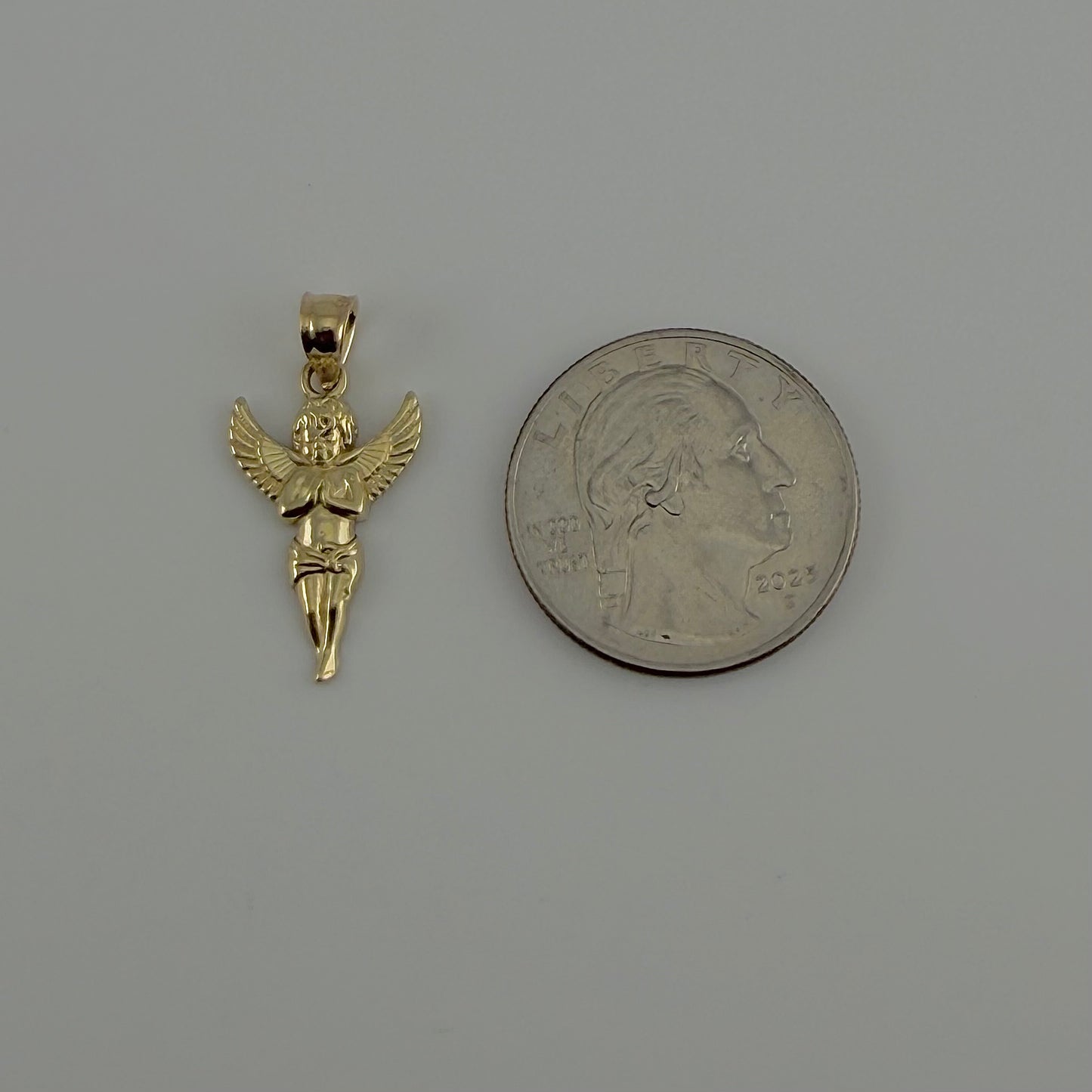 10k Gold Pure Angel Charm (S)
