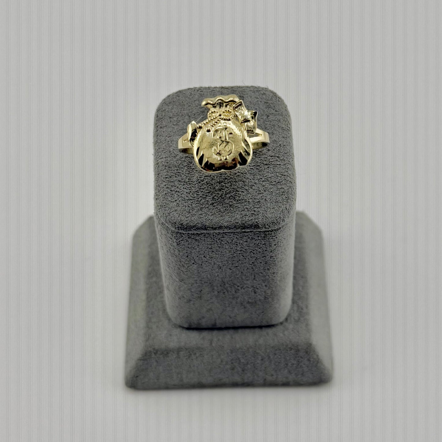 10K Gold Moneybag 2 Ring (S)