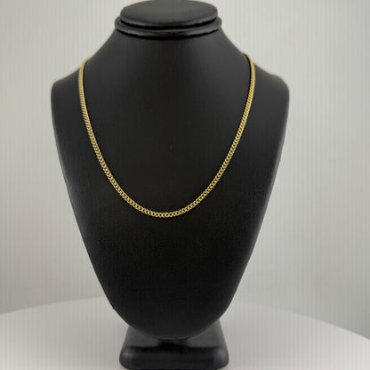 10K Gold Hollow Miami Cuban Chain | Width: 2.2mm