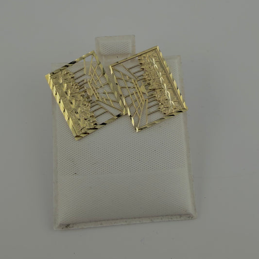 10K Gold Last Supper Earrings