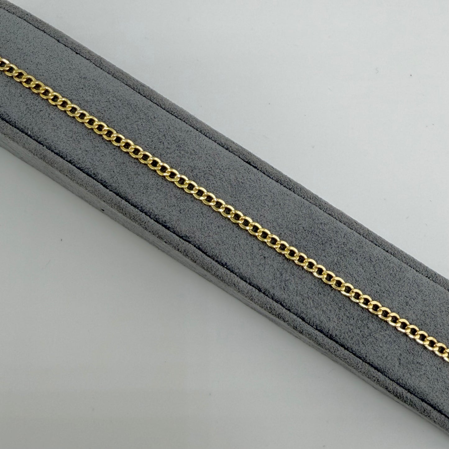 10k Gold 3.3mm Cuban Bracelet