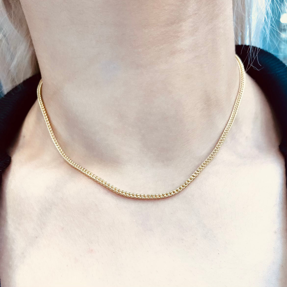 10K Gold 2mm Franco Chain