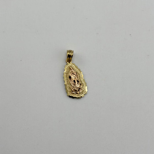 10k Gold Two Tone Virgin Mary Charm (S)