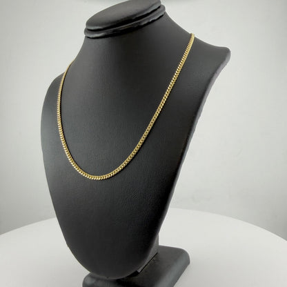 10K Gold Hollow Miami Cuban Chain | Width: 2.2mm