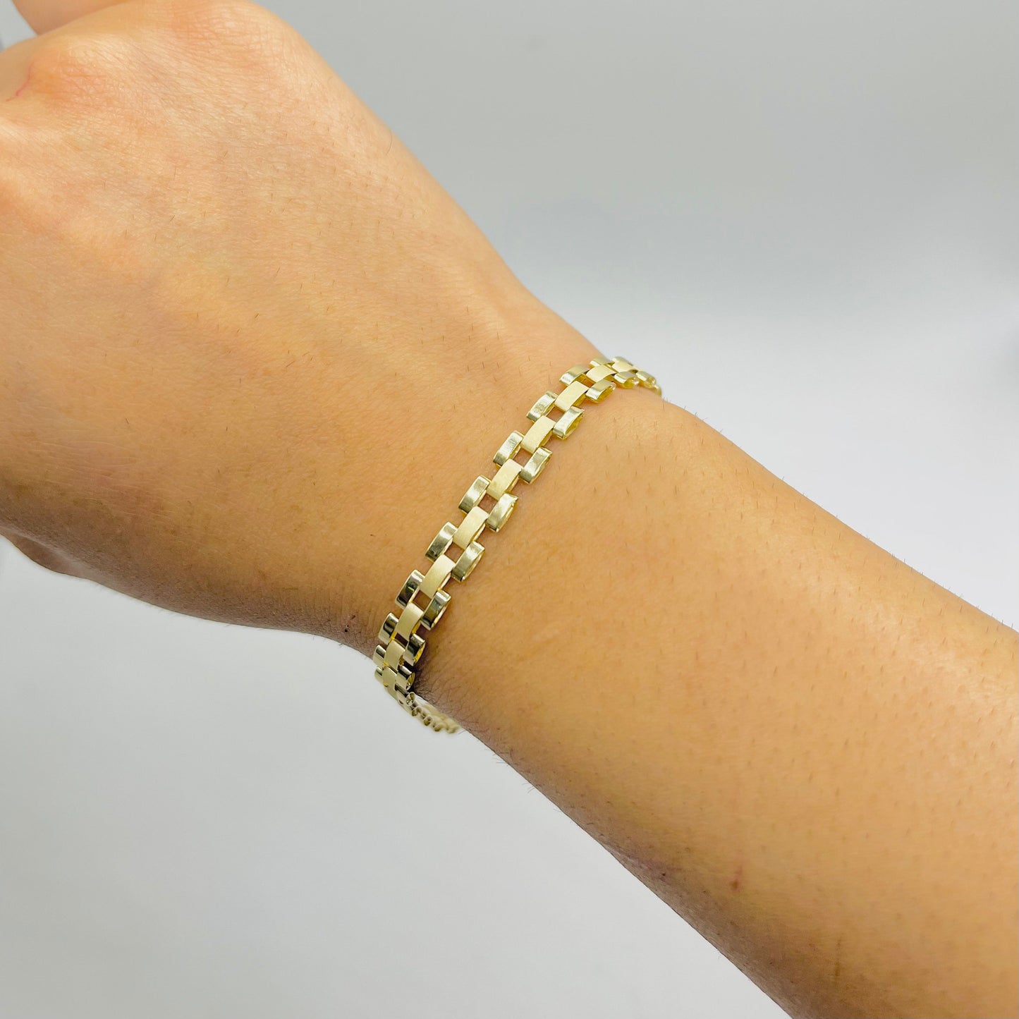 10K Gold RX Bracelet | Width: 5mm