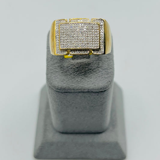 10k Gold Natural Diamond Nile Ring