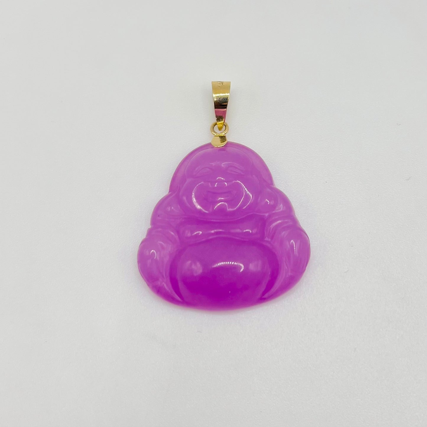Jade Buddha Charm (Medium)