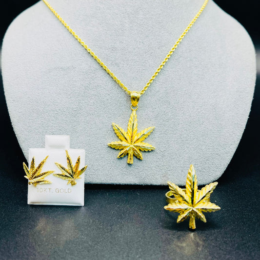 10K Gold Mary Jane Set