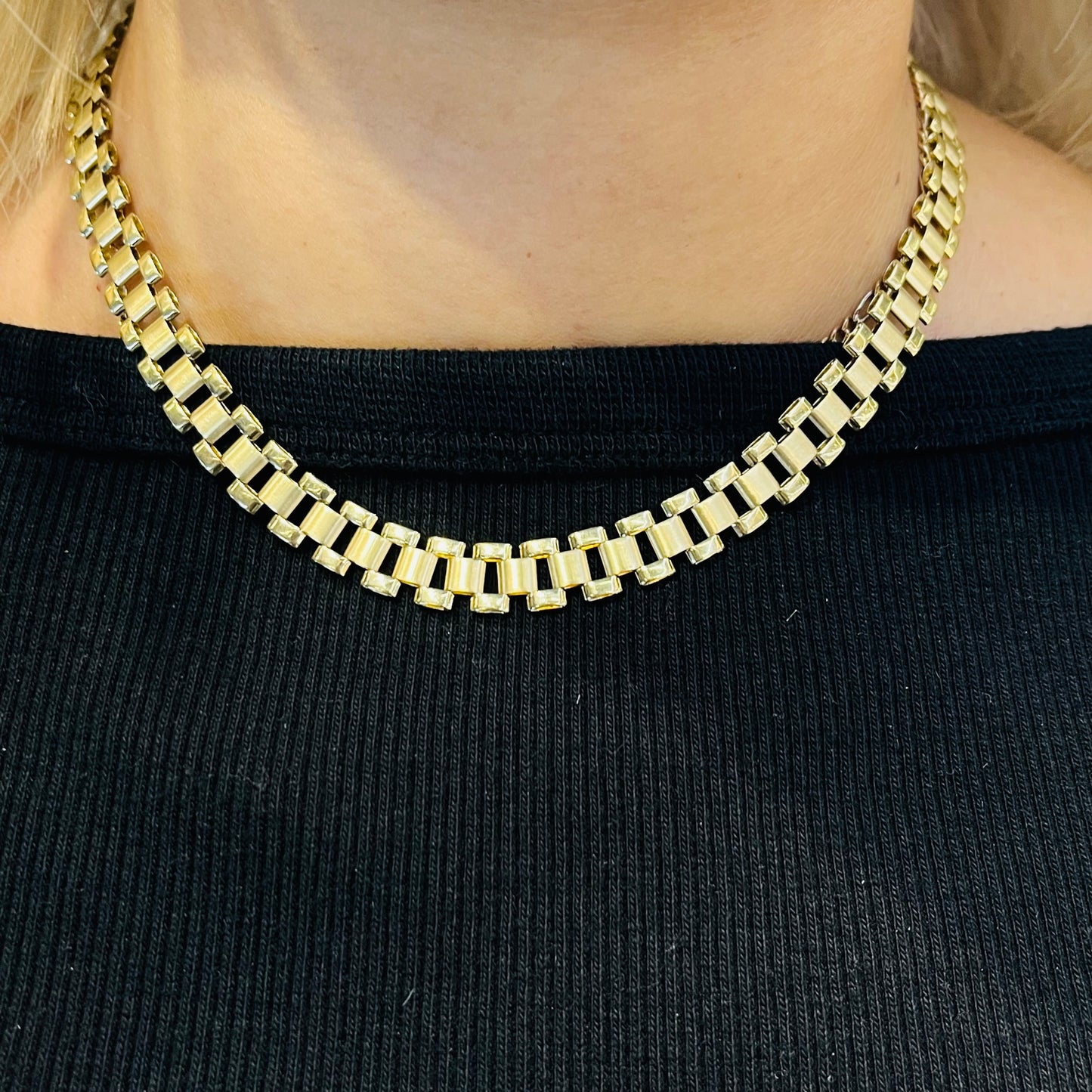 14K GOLD 8MM RX CHAIN