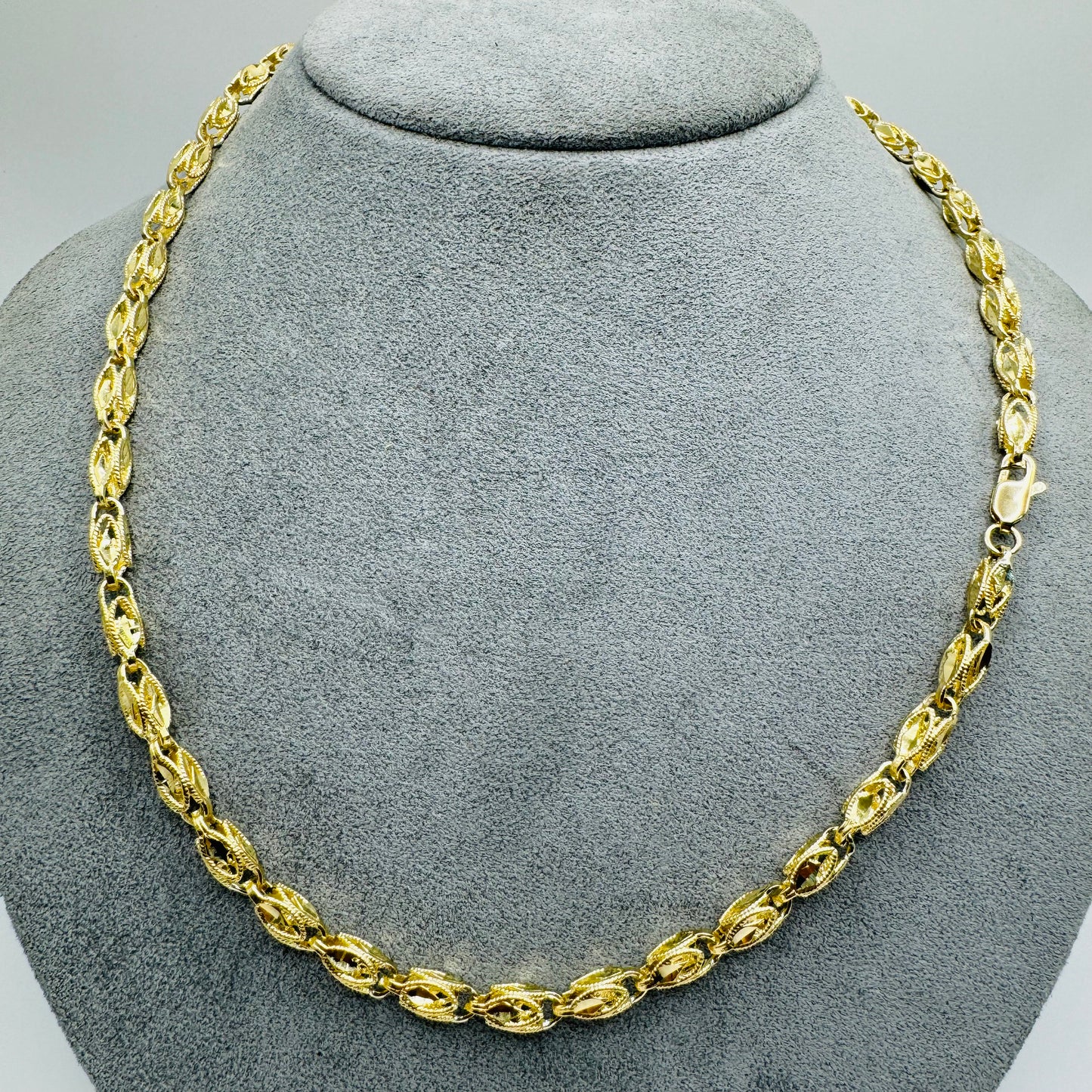 10K Gold Turkish Link Chain (4.5mm)