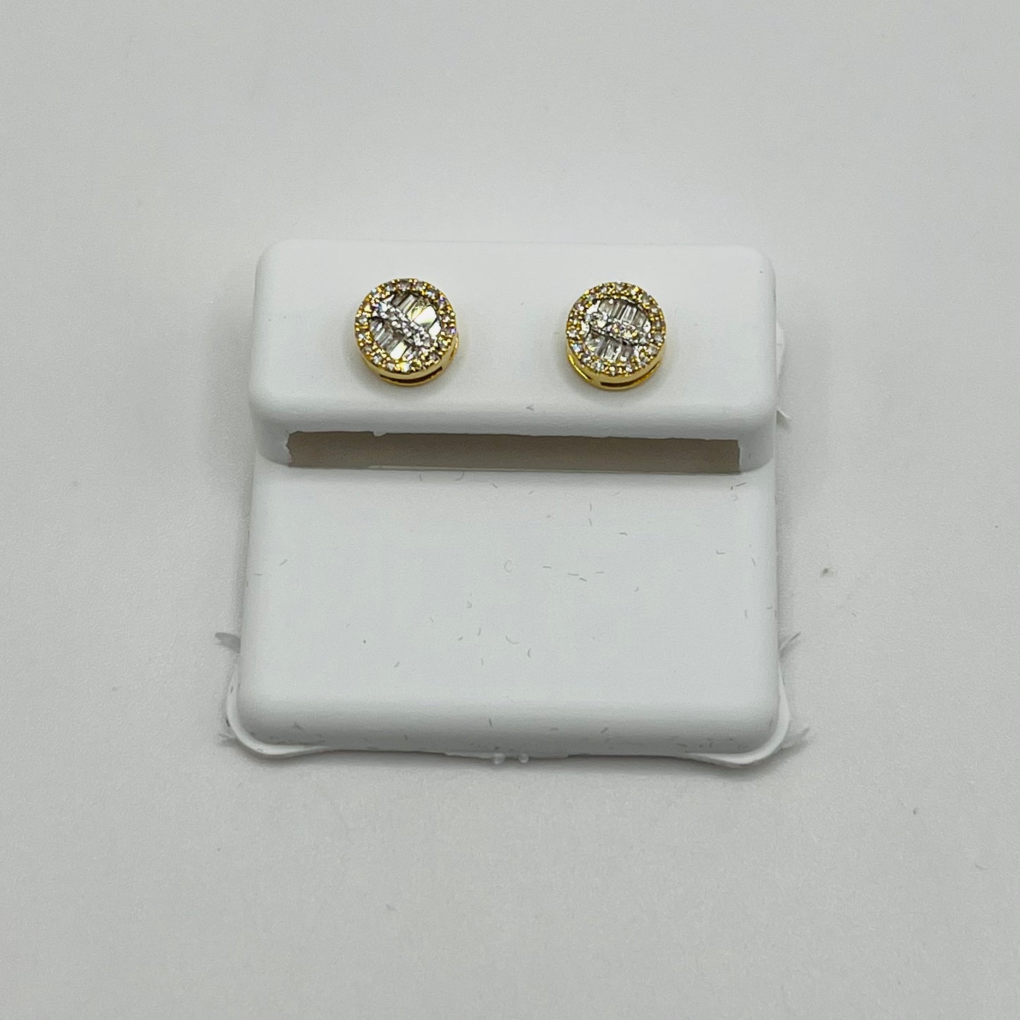 10k Gold Diamond GlowCircle Earrings (S)