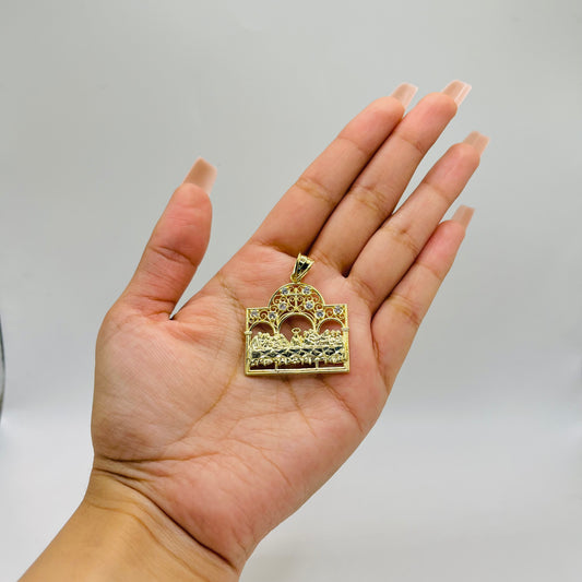 10K Gold Ultima Cena Charm