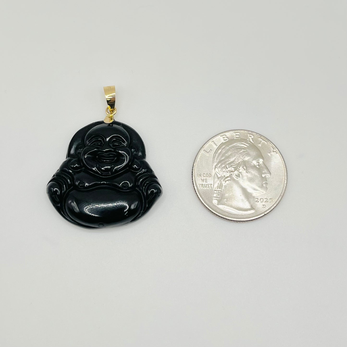 Jade Buddha Charm (Medium)