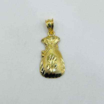 10K Gold Classic Money Bag Charm (small)
