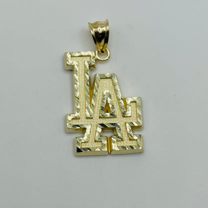 10k Gold LA Charm (Large)