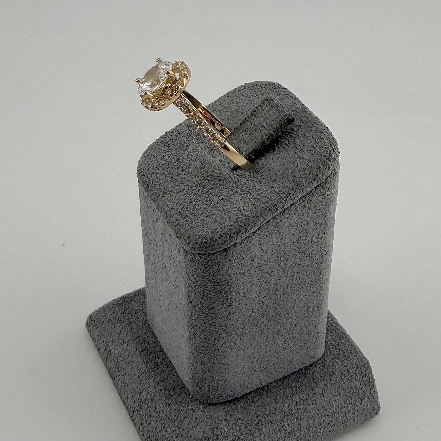 10k Gold Endless Devotion Cz Ring